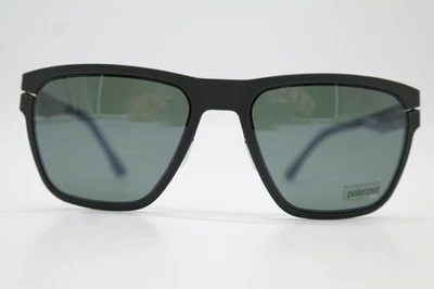 Lunettes De Soleil IC! Berlin Bloc Vert Métallique Ovales Neuves - Photo 1/4