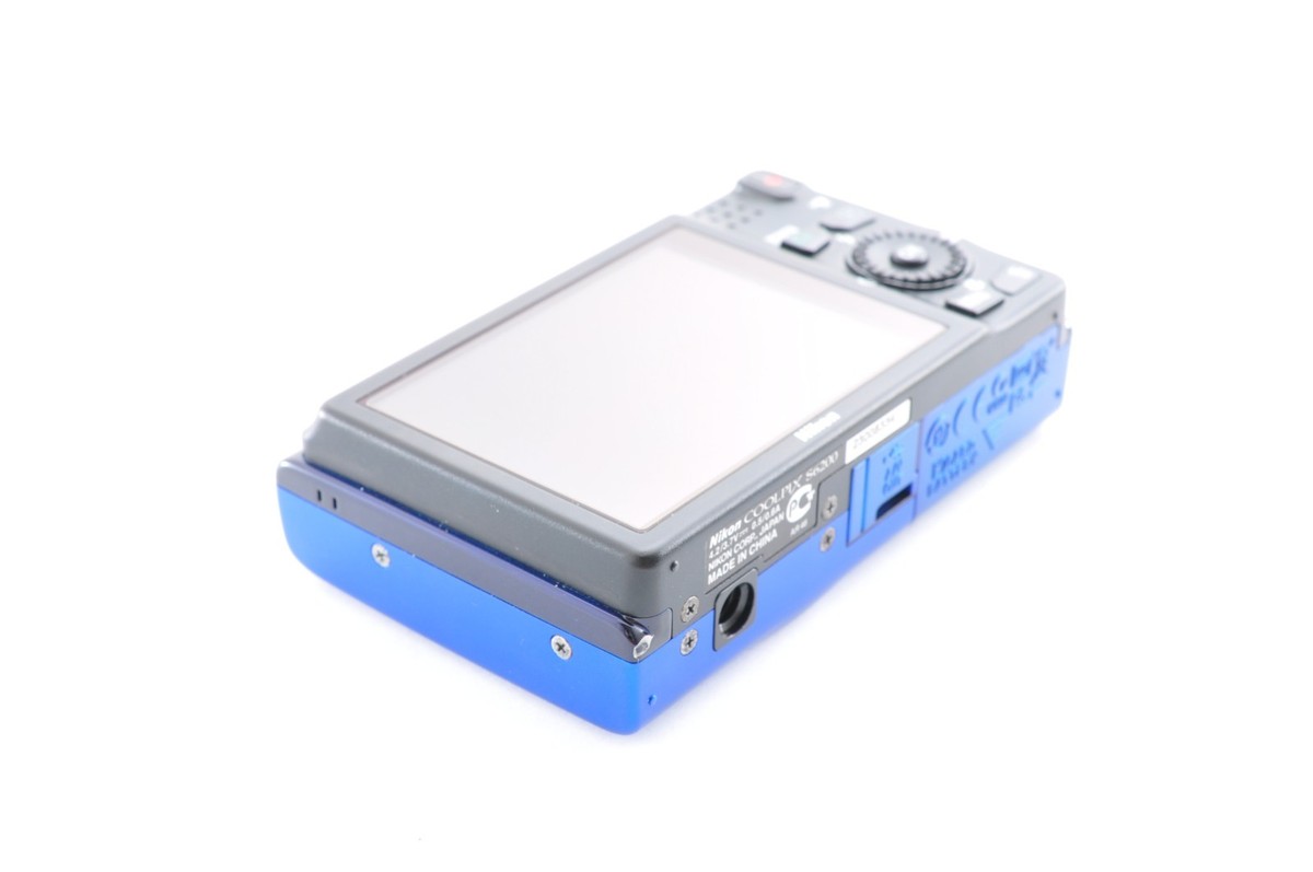 【美品】NIKON ニコン COOLPIX S6200 ブルー コンデジ Nikon Coolpix S6200 Blue Excellent+5 16.0MP Compact Digital