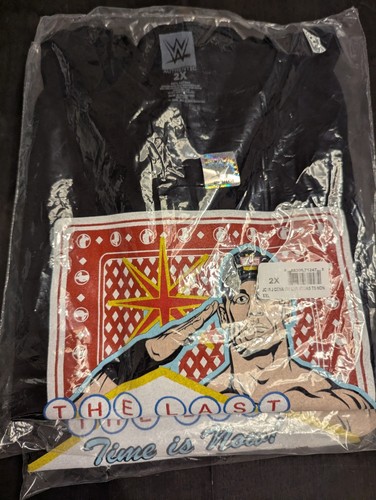 John Cena WWE Official Shirt Wrestlemania Farewell Tour 2025 Las Vegas Size 2XL