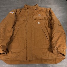 Carhartt FR Full Swing Jacket 3XL Tall Brown Flame Resistant 102182-211 CAT3