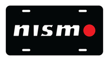 Nismo Logo Vanity License Plate Car Tag For Jdm Fans Black Background Nismo Logo Vanity License Plate Car Tag For Jdm Fans Black Background