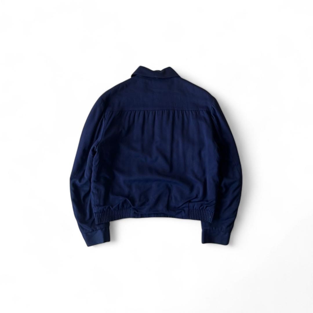 Vintage 1950s Hercules Outerwear Sears Rayon Gabardine Jacket Navy M