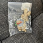 JTV Multicolor Gold Tone Bunny Brooch Off Park Collection New