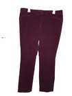 Talbots Jam Purple Straight Simply Flattering 5 Pocket Corduroy Pants 14P — photo 1