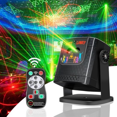 60 Pattern Party Stage Light Laser Projector LED RGB KTV DJ Disco Show Lighting