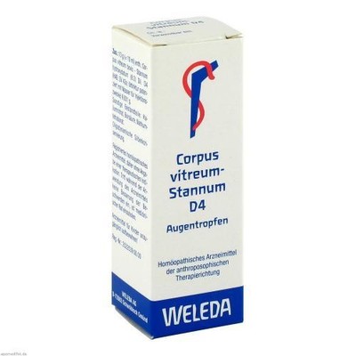 3x CORPUS VITREUM STANNUM D 4 Augentropfen 10 ML PZN 2640755