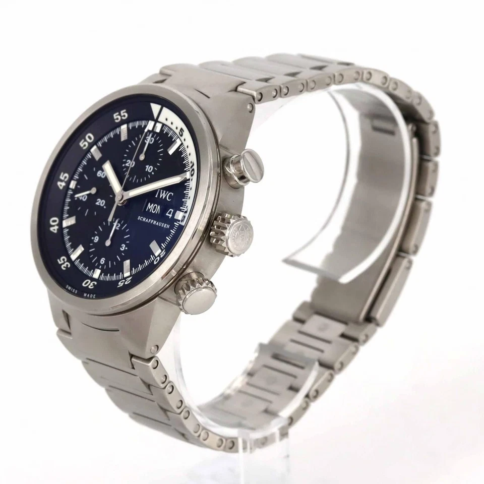 Auténtico cronógrafo IWC Aquatimer IW371928 SS automático #230-000-100-2118 Foto 2 de 4