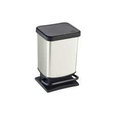 ROTHO Abfalleimer 20L Paso Mülleimer Treteimer Abfallbehälter Kueche Pedaleimer