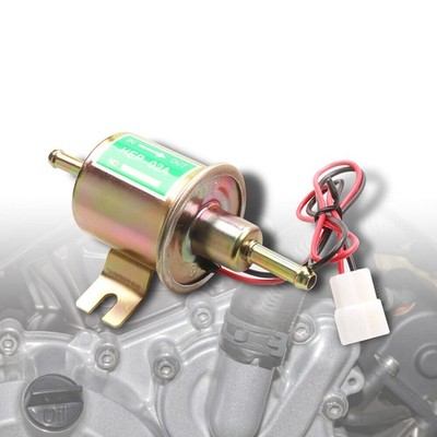 24V Electric Fuel Pump Golden HEP-02A Gas Diesel Fuel Pump Inline Low  Pressure