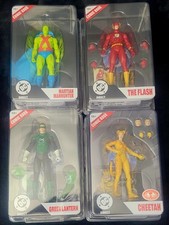 McFarlane Page Punchers LOT OF 4 Martian Manhunter Flash Green Lantern Cheetah