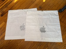 Apple Extra Large Retail Store Bags--lot of 2