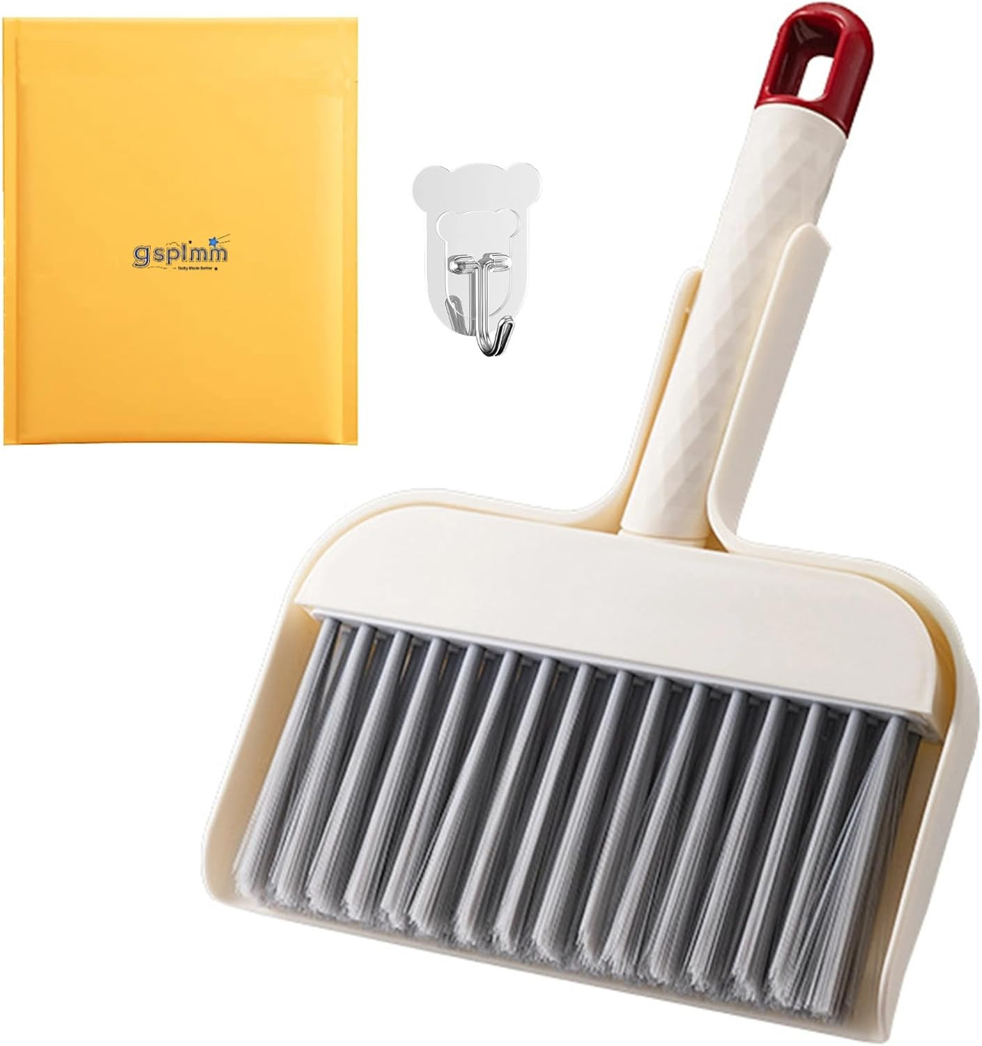 Mini Broom and Dustpan Set Compact Cleaning Kit for Home Car Travel Pet Hair