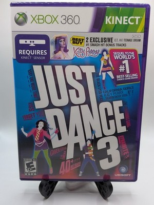 Just Dance 3 Xbox 360 Complete CIB Case Manual Kinect Required Not Included
