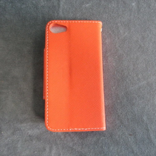 ULAK E3790 橙色和奶油色 iPhone 5 钱包式硬质保护壳 — 第 4/4 张图片
