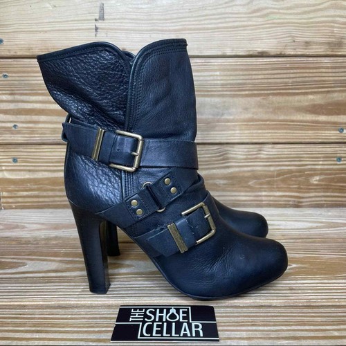DKNYC Women's 7.5 Heeled Boots Black 