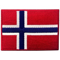 Norway Flag Embroidered Emblem Norwegian National Iron On Sew On Patch on sale Norway Flag Embroidered Emblem Norwegian National Iron On Sew On Patch on sale