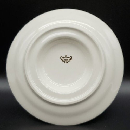 Pope-Gosser Gravy Boat w/Under Plate MARY ELLEN Vintage China Pattern U.S.A. - Picture 7 of 8