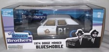 Greenlight 1:24 Blues Brothers Bluesmobile Dodge Monaco Blue Machine Chase Car