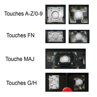 Touche De Rechange Pour Clavier Lenovo ThinkPad T430/X230 Etc. - Charnière