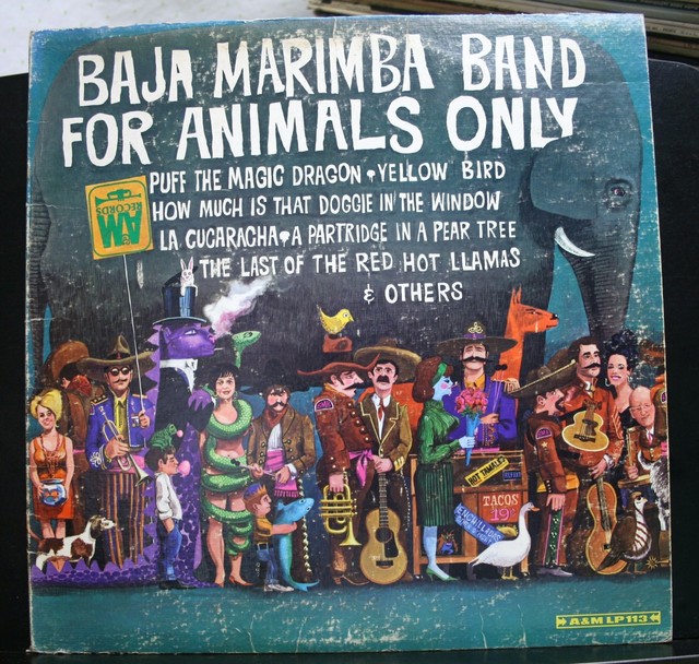 VINYL RECORD BAJA MARIMBA BAND FOR THE ANIMALS ONLY AM LP113 eBay