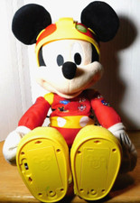 Disney Store Mickey Mouse Plush Mickey and the Roadster Racers 14" NO CAR