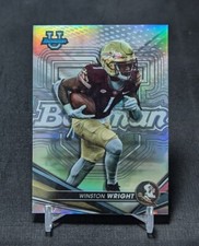 Winston Wright Refractor Rookie 2022 Bowman's Best University Card #37 Seminoles