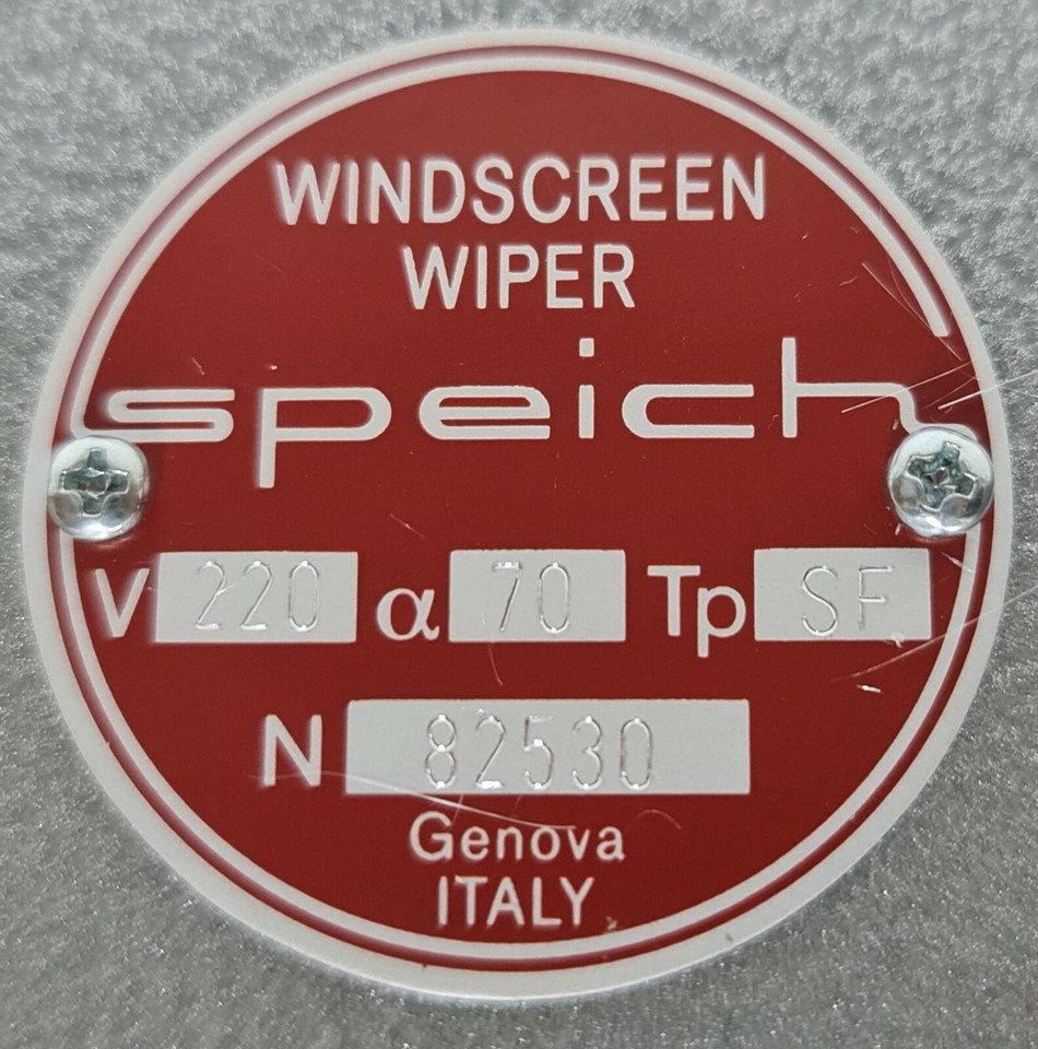 SPEICH TYPESF WINDSCREEN WIPER MOTOR 82530 220V eBay