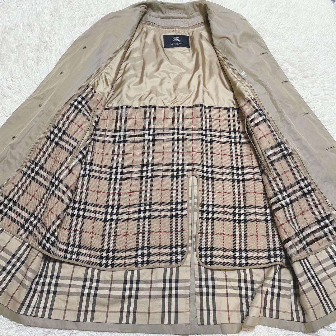 Men's Burberry London single trench coat w/liner size 165 ship