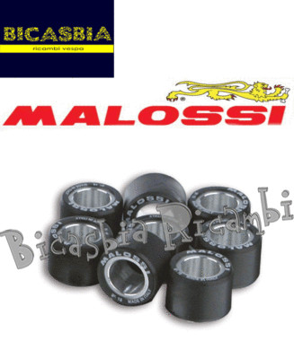 10483 - VARIATOR ROLLERS MALOSSI 28.2 X 19.9 GRAMS 24 HONDA 600 SILVER WING
