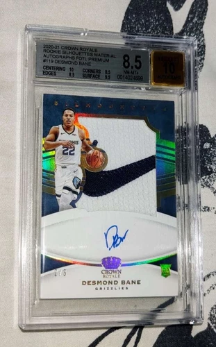 Desmond Bane Crown Royale Premium FOTL Silhouettes /3 Nike Logo RPA BGS 8.5 - 10
