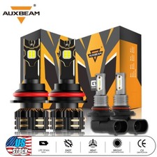 For Mercury Mountaineer 2002-2006 AUXBEAM Canbus 6000K LED Headlight Fog Lights