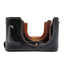 Leather Half Case for Leica Q Q2 QP Camera Protect Grip