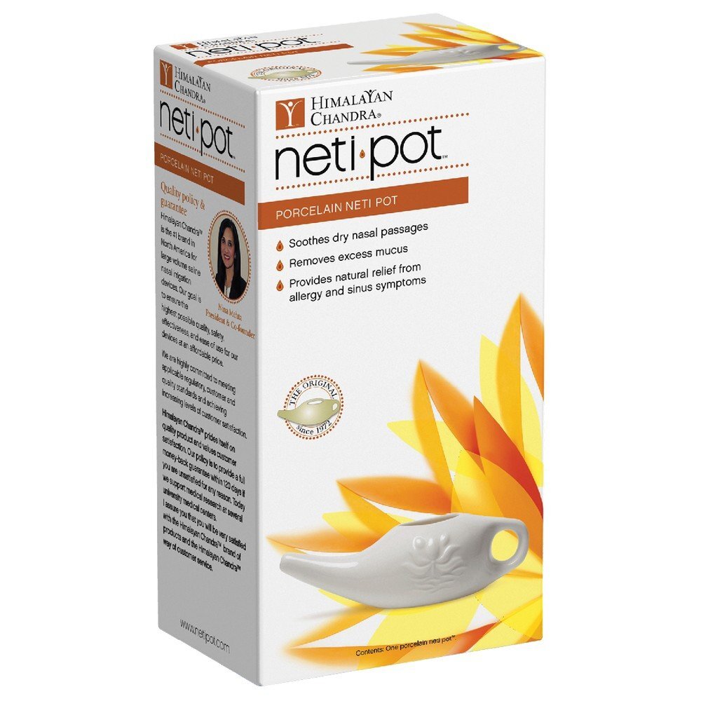 Гималайский фарфоровый горшок для нети Chandra по 1 шт.