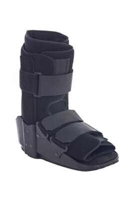 United Ortho 12017 Ankle Walking Boot Large New Black