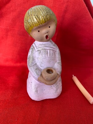 Jullar ältere Figur Engel Made in Spain Keramik