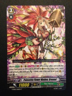 Cardfight V: Poinsettia Flower Maiden, Grennel G-EB02/066DE C - Neo Nectar