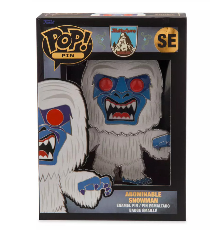 Disney Abominable Snowman Funko Pop Pin – Matterhorn Bobsleds – Limited Edition