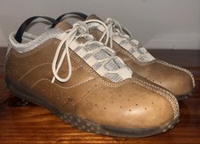 Anne Klein Sport Jennifer Brown Leather Lace Up Shoes Size 9