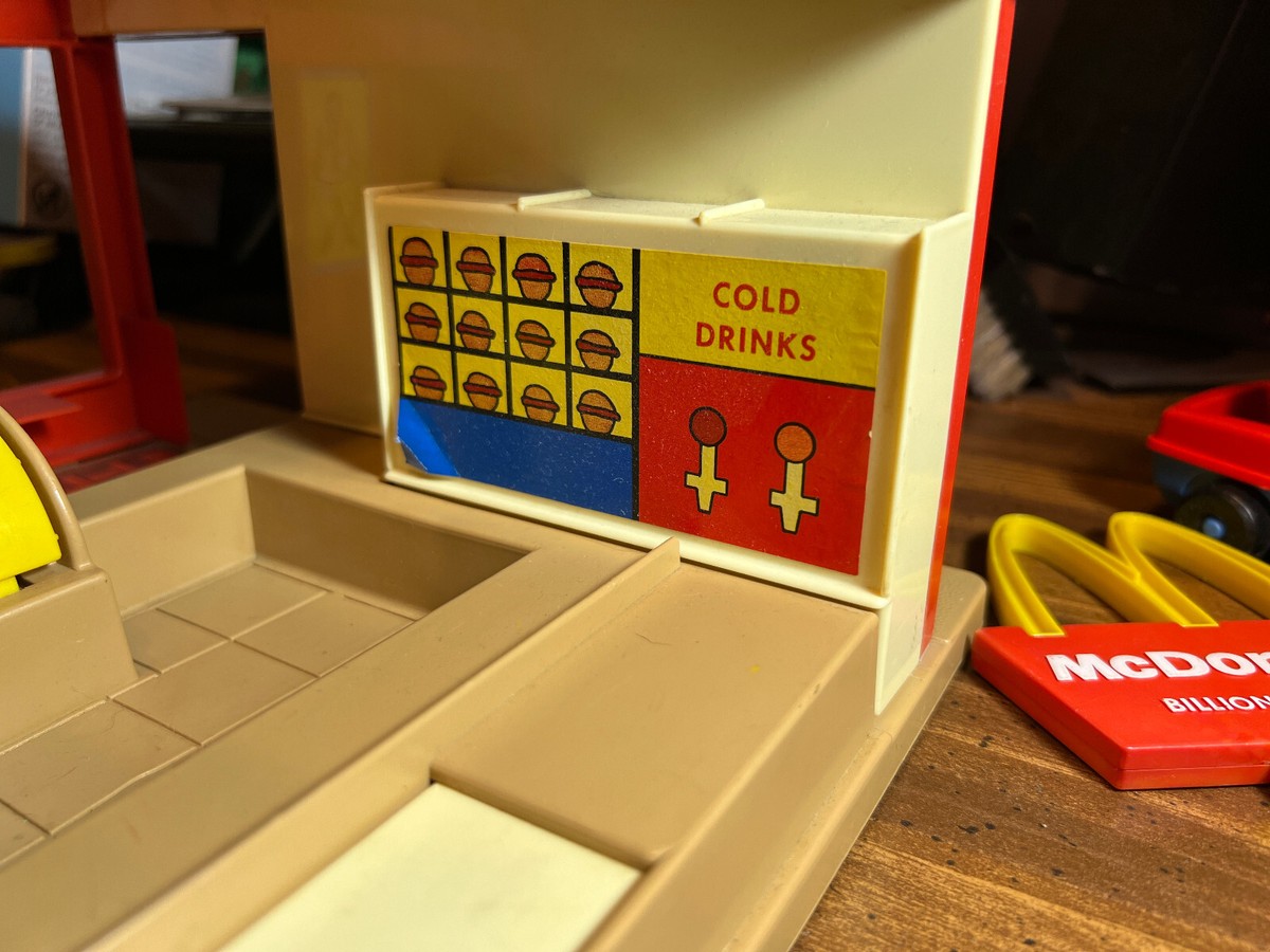 Vintage 1974 Playskool™ McDonald's™ Familiar Places Partial Play