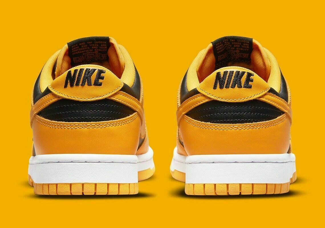nike dunk yellow black