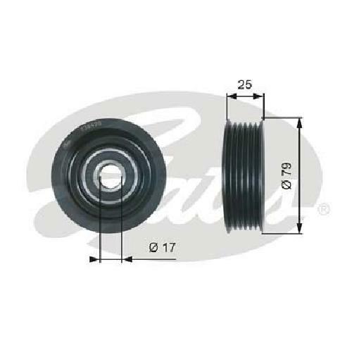 Fits GATES GATT36420 Deflection/Guide Pulley, V-ribbed belt GATT36420 Multi V-b - Image 12