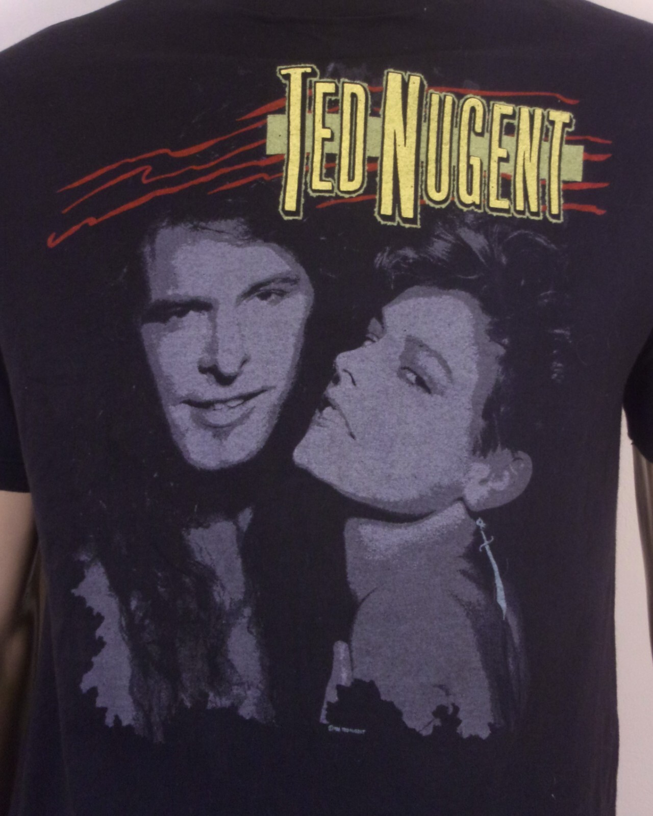 vintage 80s single stitch Ted Nugent 1986 Tour T-Shirt Little Miss Dangerous L