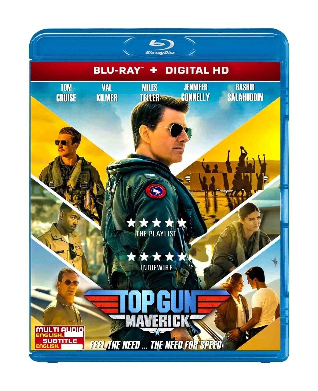 Top Gun Maverick 2022 New Bluray Movie (Without Box) Free Shipping