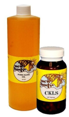 New Body Products - Mobile Pack Colon Cleanse  CKLS & Olive Oil 16oz  