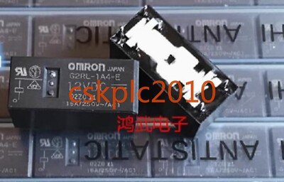 2 PCS NEW G2RL-1A4-E-12VDC Omron relay 6 pin 16A