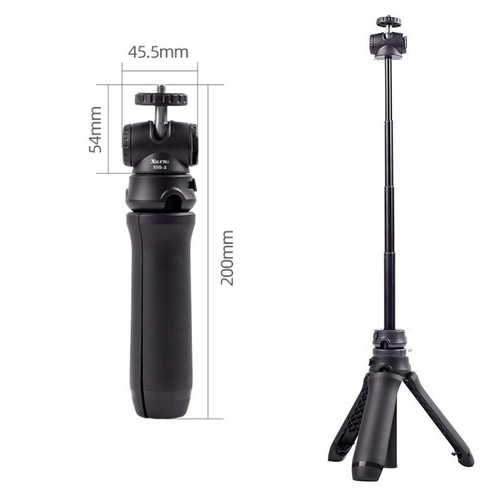 Lightweight Tripod Stand Selfie Holder Travel Vlog for Camera/GoPro/DSLR /DV - Picture 5 of 6