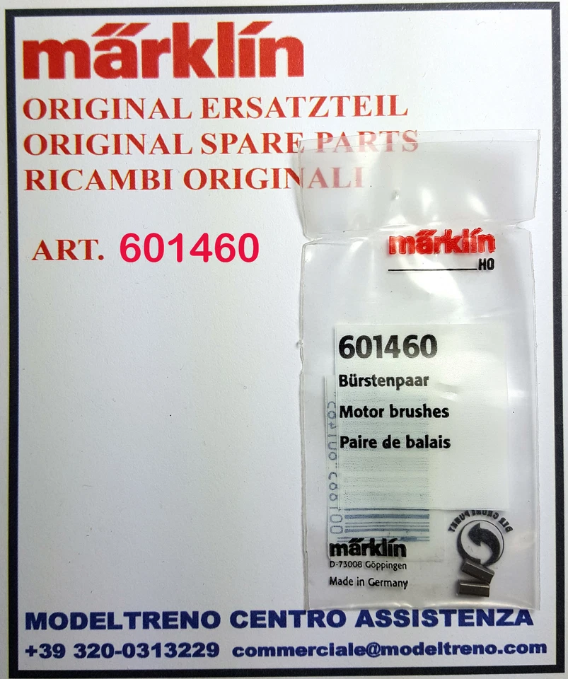 MARKLIN   60146 601460  COPPIA SPAZZOLE -  Bürstenpaar 