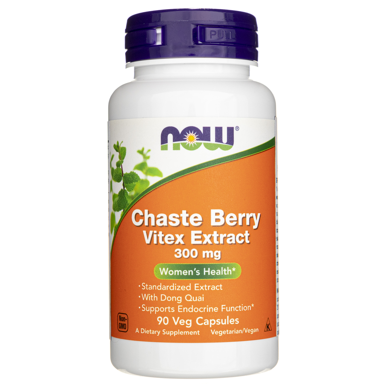 Now Foods Chaste Berry Vitex 300 mg 90 cápsulas