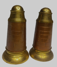 Lighthouse Salt And Pepper Shaker Set Nautical 3-3/4 Inch Tall Home Decor