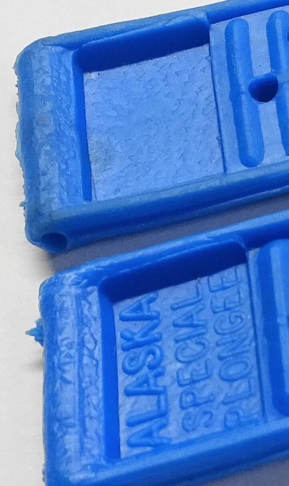 Original 1970' Tropic Swiss 19 mm bracelet montre BLEU ALASKA PLONGEE - Photo 4/4